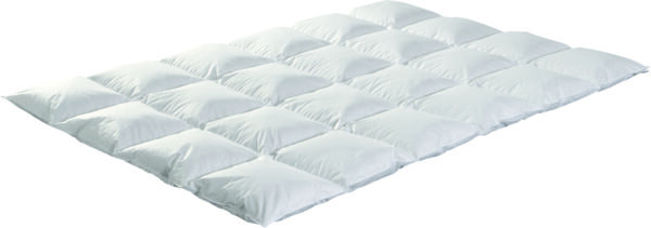 Kassettenduvet Daunen mit Innensteg Fit 20